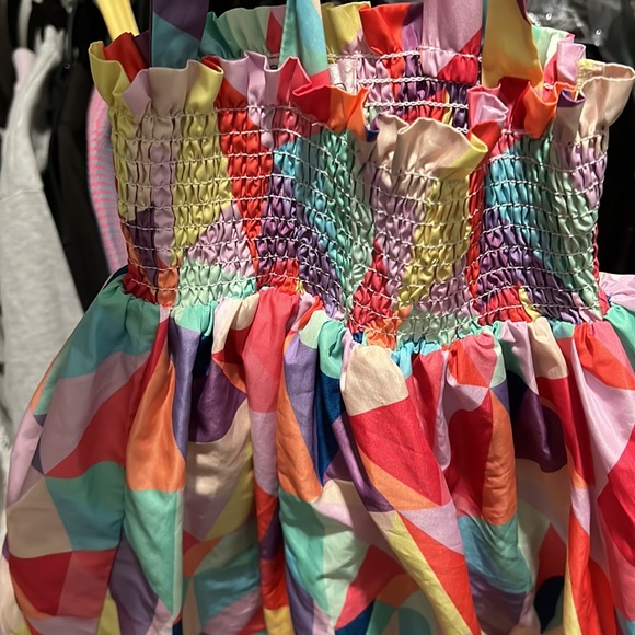 Girls Halabaloo Accordian Strap dress. Size 4T. Worn once. Perfect condition. - Picture 4 of 5